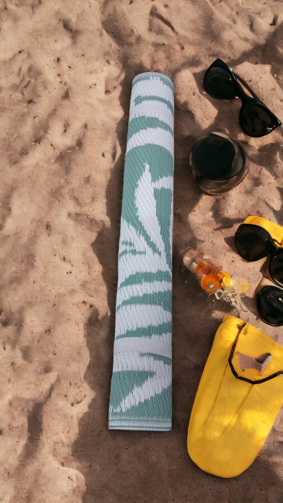 Bali leaf Beach/ Picnic Mat 2.5 x 6ft - BEOMES DESIGNS