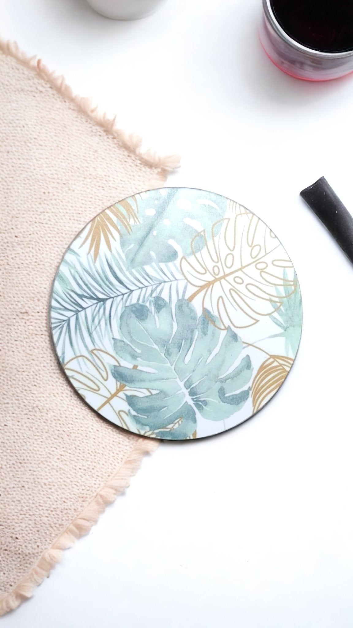 Palm Coasters Set of 4 - BEOMES DESIGNS